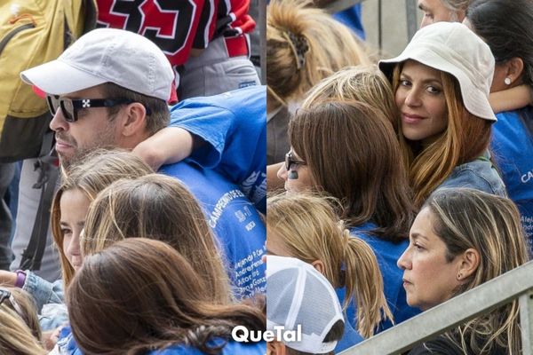 Shakira y Piqué apoyan a su hijo Milán en el beisbol… juntos pero no revueltos